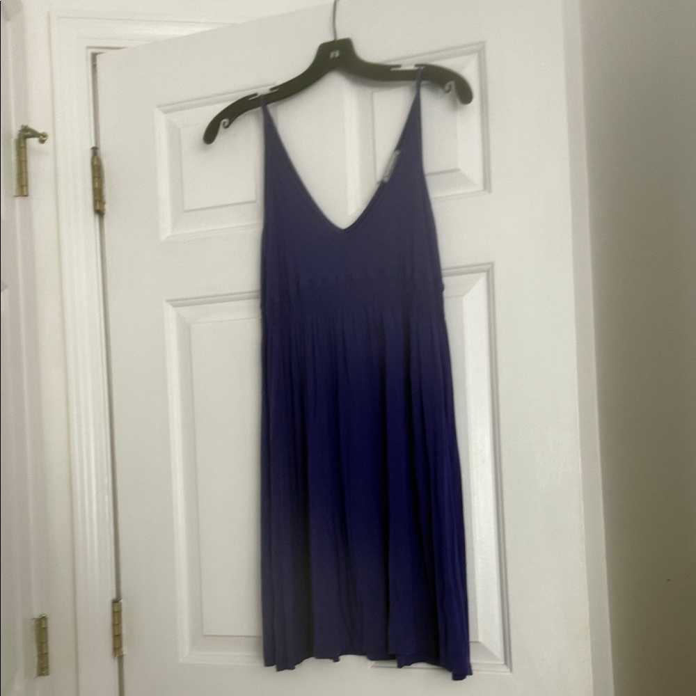 Elegant Blue Sleeveless Dress